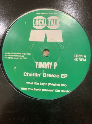 Pack 2 Vinilos House - Local Talk