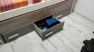 CAMA DOBLE CON CAJONES