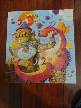 Puzzle Djeco Dragón 54 piezas