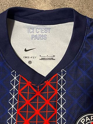 Maglietta PSG Nike Uomo Blu Rossa