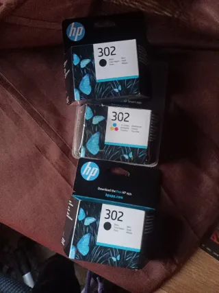 Cartucho Tinta HP 302 Negro y Color. Originales.