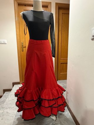 Bata de Cola de Flamenca. Talla M