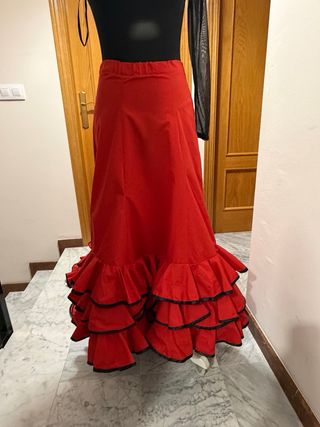 Bata de Cola de Flamenca. Talla M