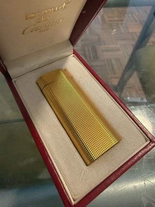 Mechero Cartier Dorado