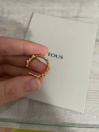Anillo Tous Oso Dorado