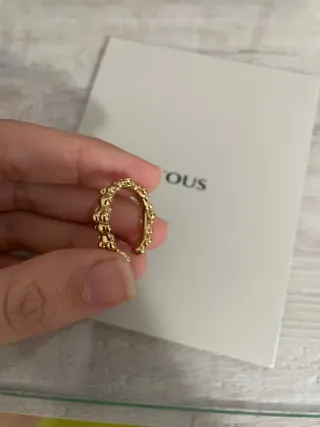 Anillo Tous Oso Dorado