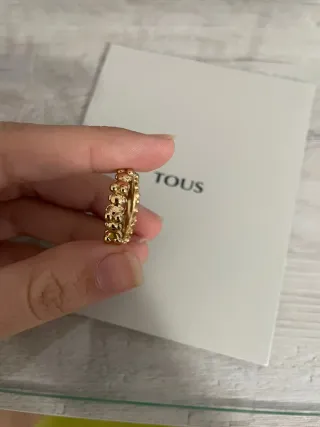 Anillo Tous Oso Dorado