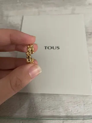 Anillo Tous Oso Dorado