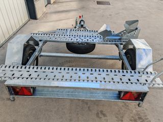 Alquiler remolque transversal para 2 motos