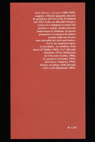 J. Ortega y Gasset GOETHE Un ritratto dall'interno