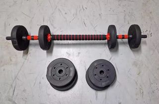 ◆NUEVO PRECINTADO◆ Juego de pesas 20Kg a estrenar