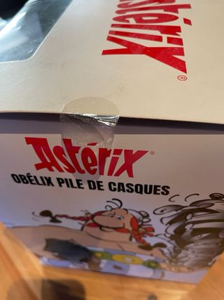 Figura Plastoy Astérix Obélix Pile de Casques