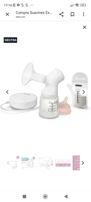 Sacaleches eléctrico Suavinex