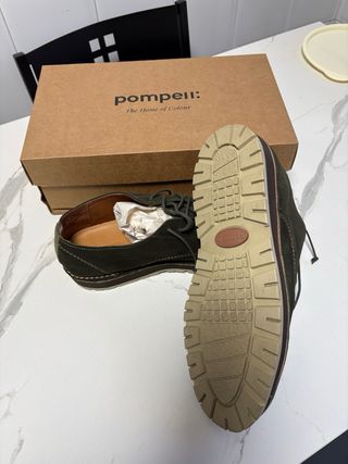 Zapatos Pompeii Hombre Verde