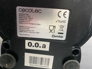 Cafetera Cecotec Negra