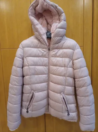Parka rosa mujer