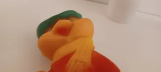 Pupazzo gomma vintage Chicco Scalatore