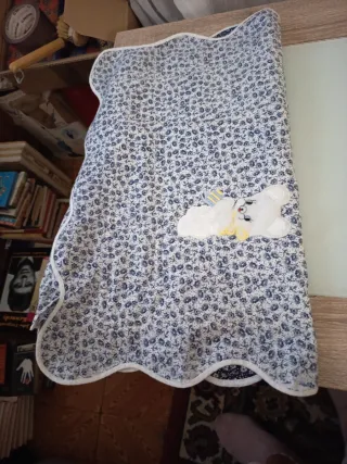 Manta de bebé vintage
