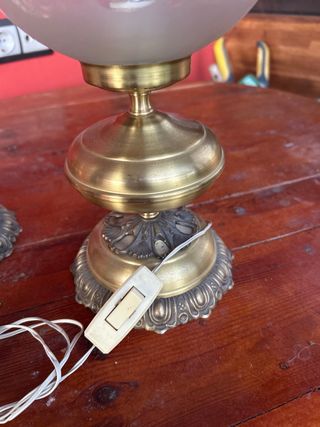 2 Lámparas de mesita  Vintage