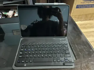 Funda Teclado Smart para Tablet Lenovo Blanca