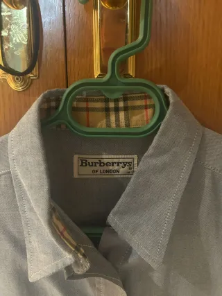 Camisa Burberrys Azul