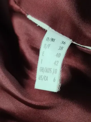 Chaqueta de traje con rayas