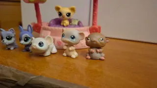 LPS Mini 6 Muñecos y Sombrilla