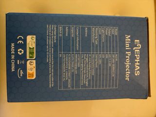 Mini proyector ELEPHAS negro y gris