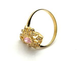 E1805179-156 Anillo Oro 18k con Circonita Rosa