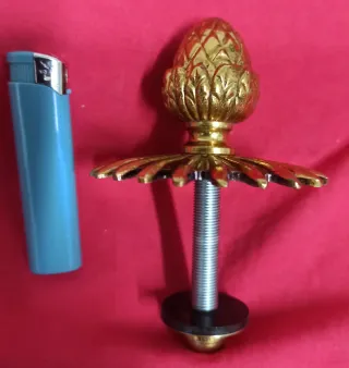 TERMINAL BRONCE LAMPARA POMO PUERTA ARMARIO MUEBLE