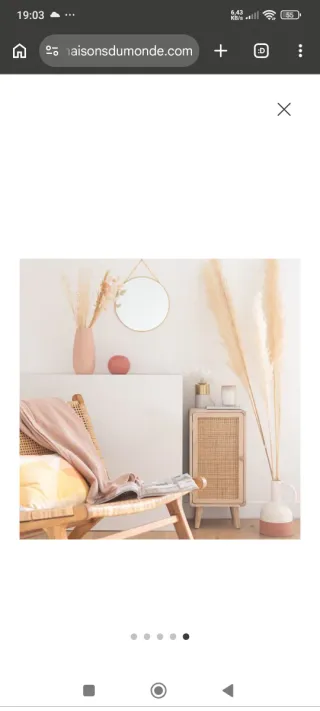 Mueble pequeño con rejilla MAISON DU MONDE