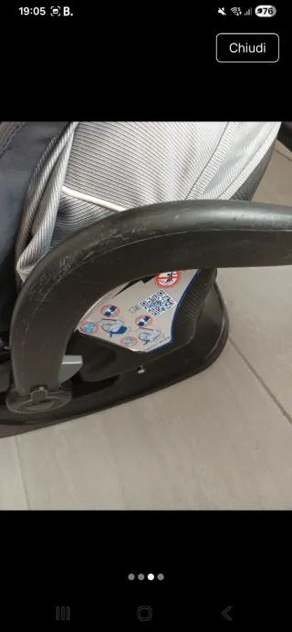 Ovetto Chicco con base auto