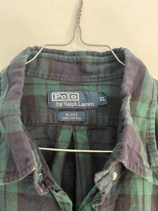 Camisa Polo Ralph Lauren cuadros XL