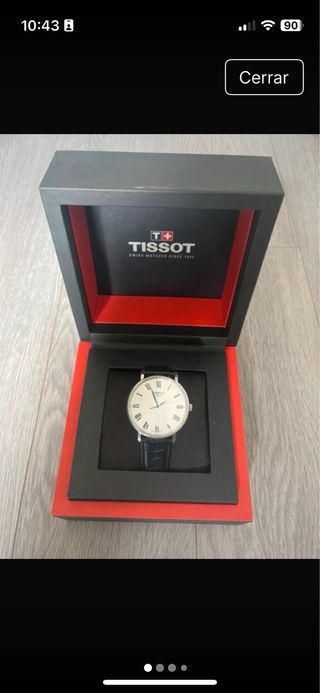 Reloj Tissot Blanco 41 mm ELEGANTE-PLANO- PRECIOSO