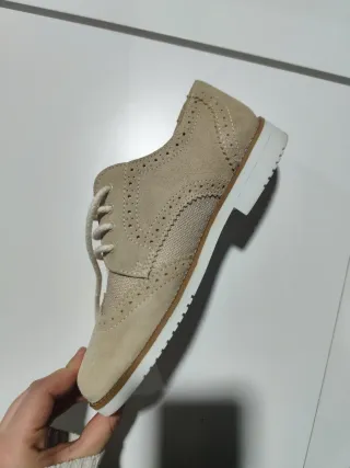 Zapatos comunión niño beige talla 35