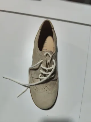 Zapatos comunión niño beige talla 35