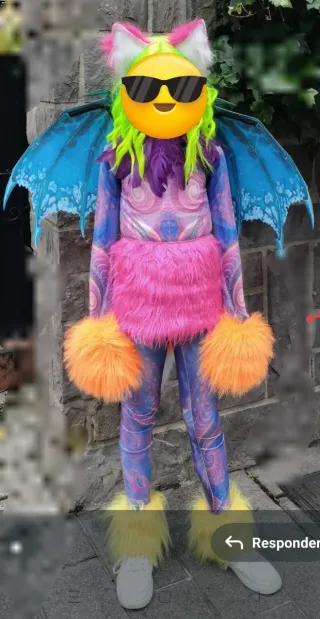 Disfraz Furry Alas y Orejas