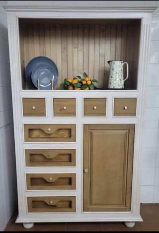 Alacena de pino natural