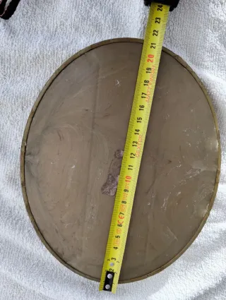 Quadro ovale vintage dipinto cornice originale