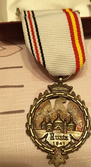 Medalla División Azul 1941 Frente Ruso