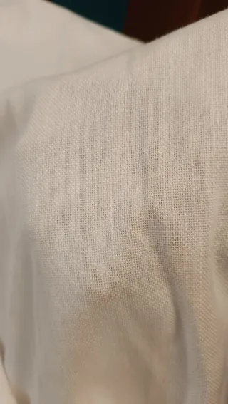 Cortinas  blancas de tela