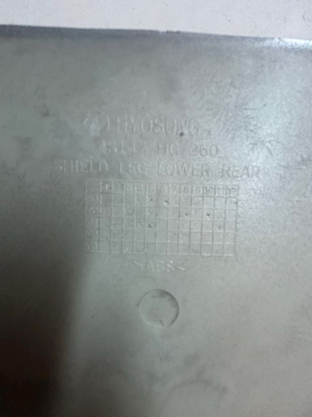 Escudo Protector Pierna Hyosung