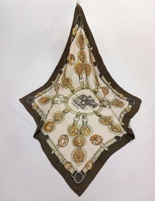 Foulard Hermès Cuivreries Seta - cm 90 X cm 86