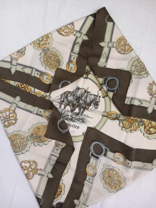 Foulard Hermès Cuivreries Seta - cm 90 X cm 86