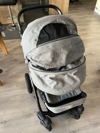 Carrito Bebé Vizaro Onyx Pearl con Capazo