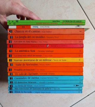 18x libros El Barco de Vapor + El Duende Verde