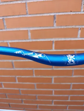 Manillar 31,8x780mm K-960 Azul eléctrico Rise 25mm