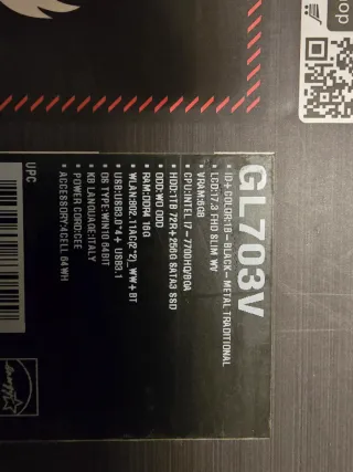 Notebook Asus ROG GTX 106P