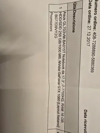 Notebook Asus ROG GTX 106P