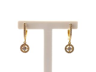 E1803073-27 Pendientes Oro 18k con Circonita